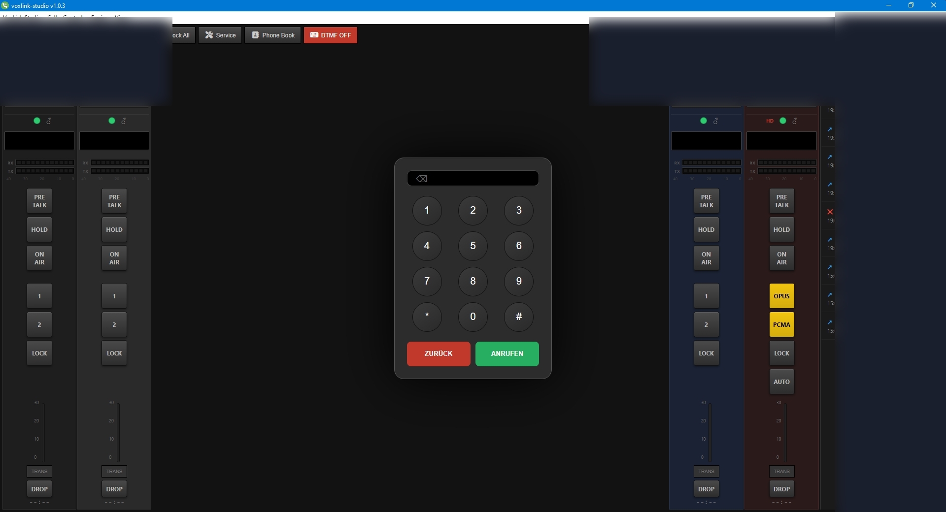 Slot-Management – Hörer, VIP und Reporter-Leitung
