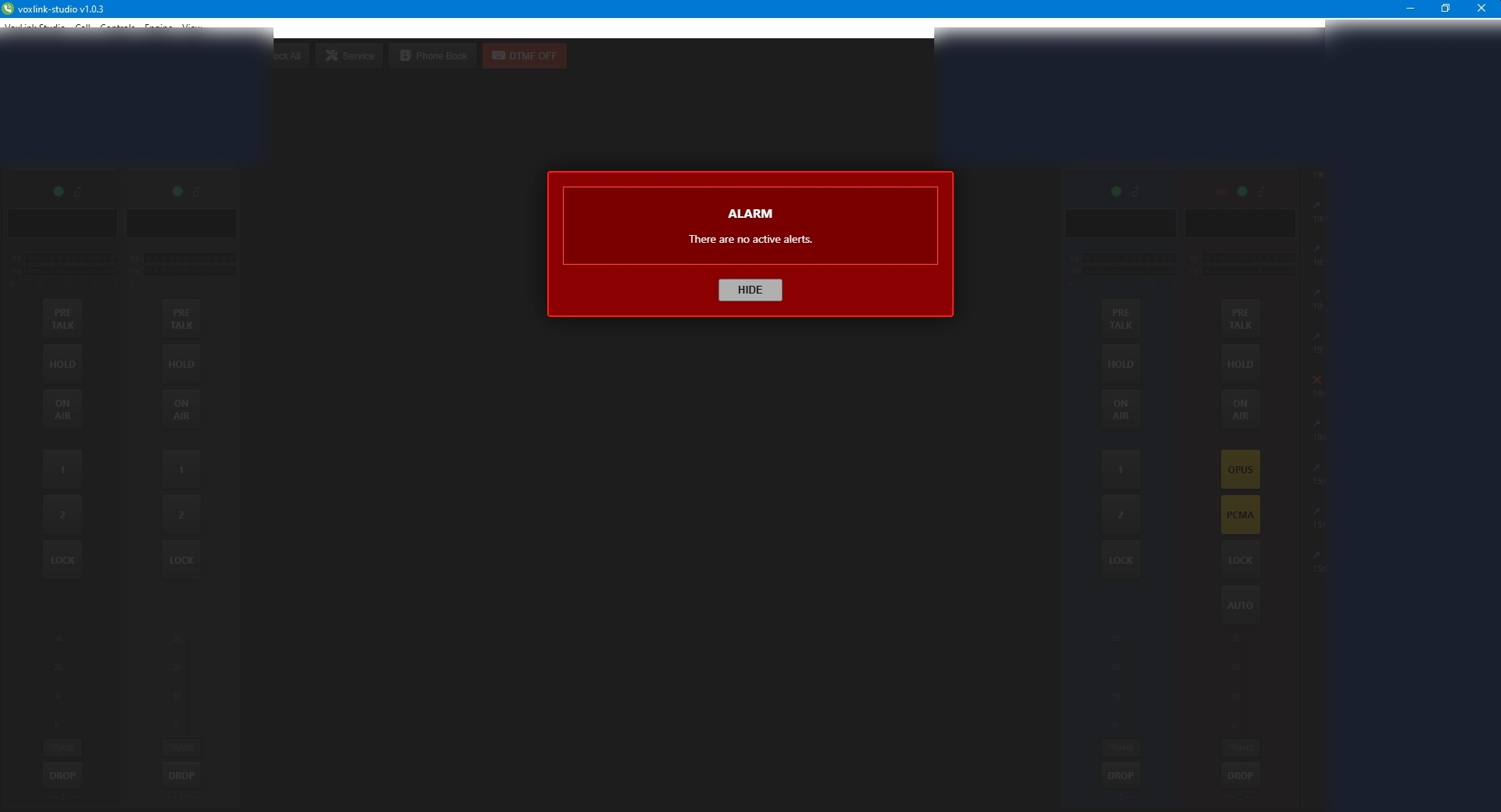 Detail-Ansicht mit Anruferinfo und Steuerung